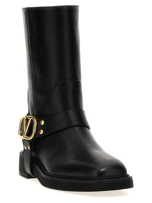 Valentino Garavani Vlogo Signature Ankle Boots
