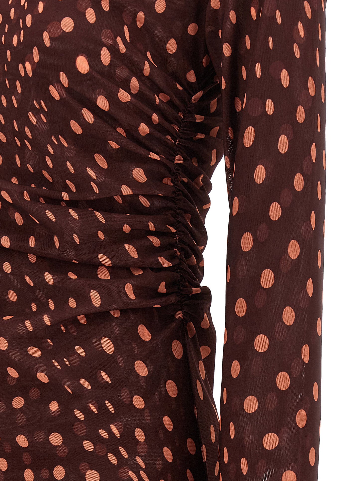 Stella Mccartney Polka Dot Mesh Dress
