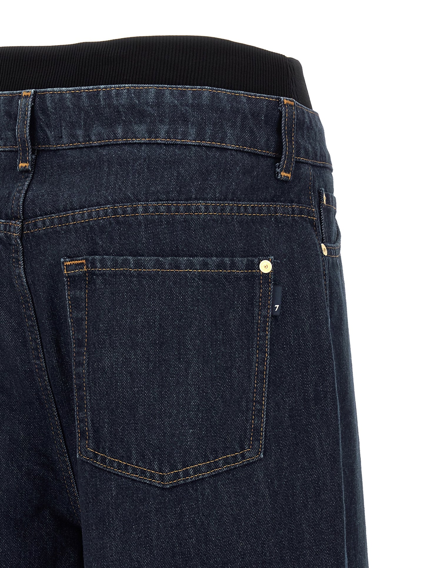 7 For All Mankind 7 For All Mankind Banded Slouchy Wide Jeans