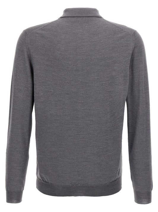 Zanone Virgin Wool Polo Shirt
