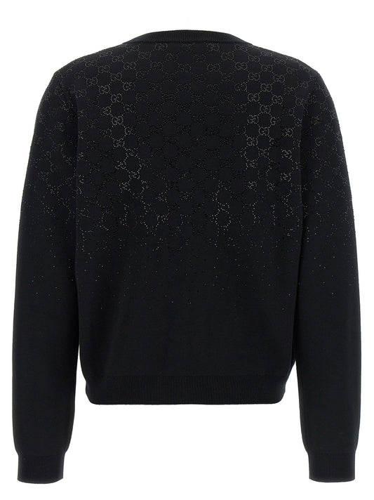 Gucci Gg Crystal Cardigan