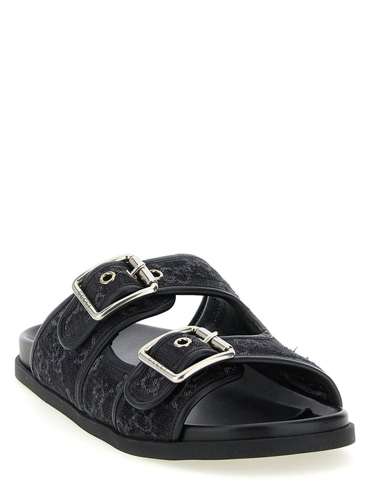 Gucci Gg Denim Slides