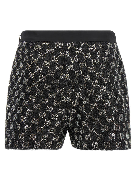Gucci Gg Lamé Tweed Shorts