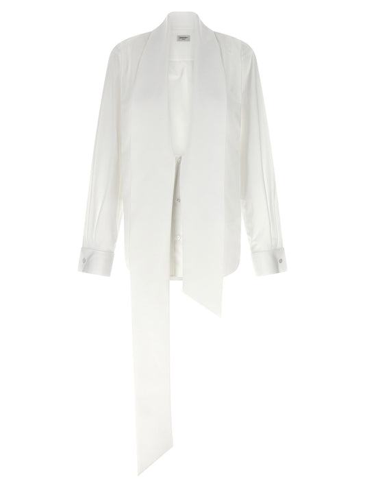 Saint Laurent Lavallière Collar Shirt