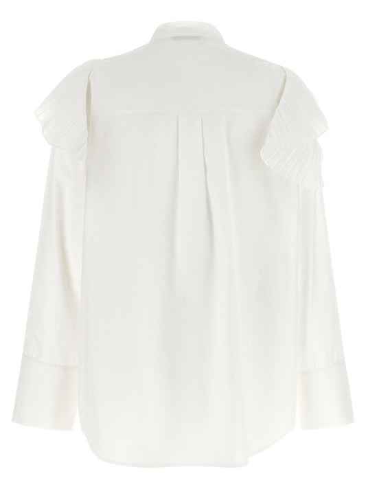Alberta Ferretti Pleated Ruffle Shirt