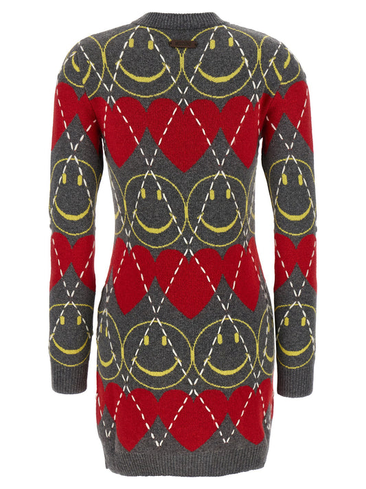 فستان صوف Moschino Smiley®