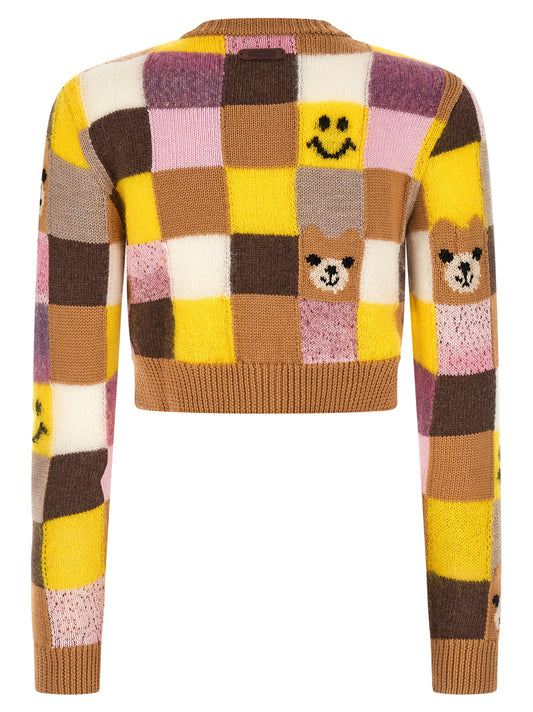 كارديجان Smiley® E Moschino بتصميم الدب تيدي