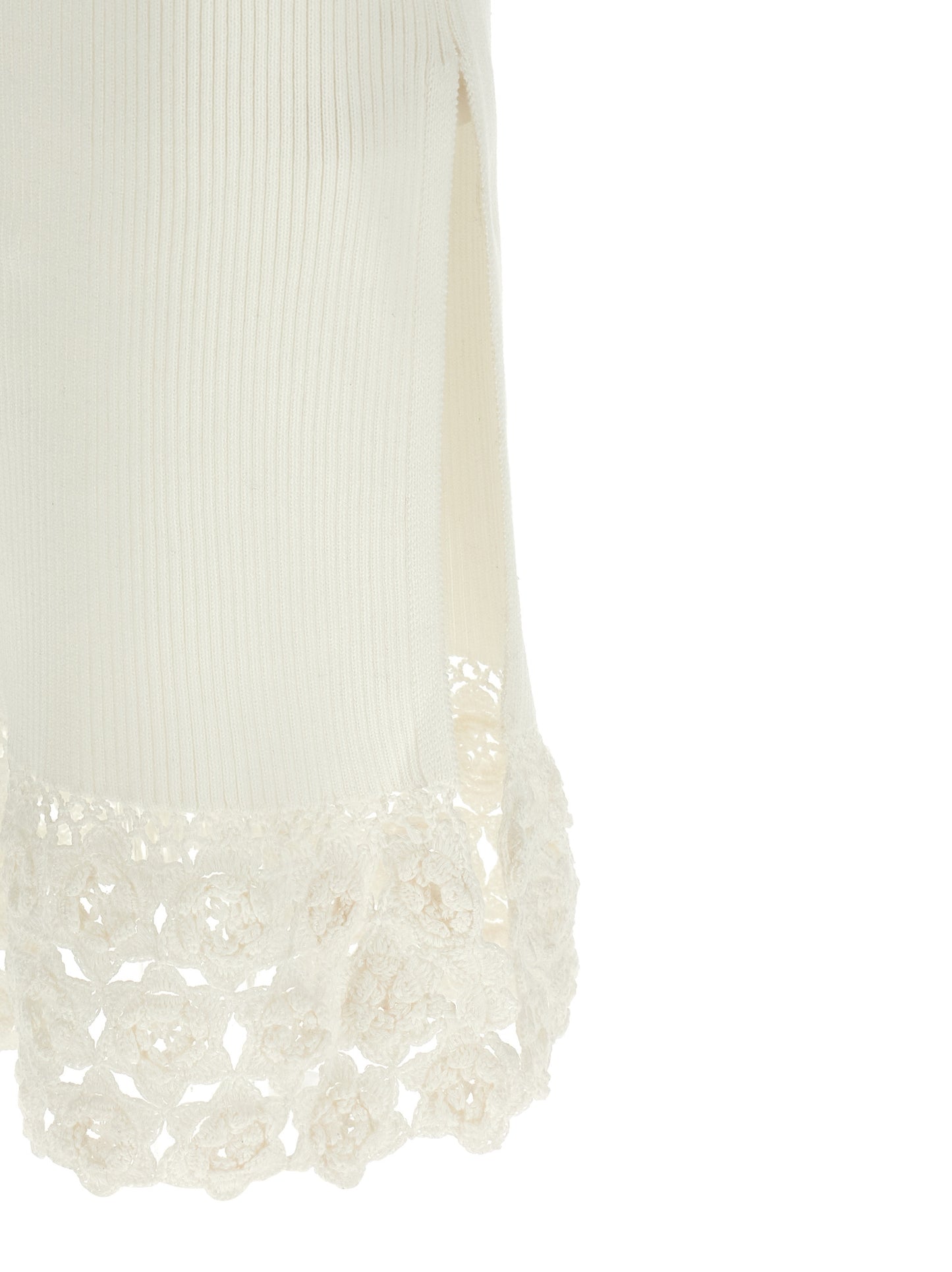 Ganni Ganni Cotton Crochet Dress