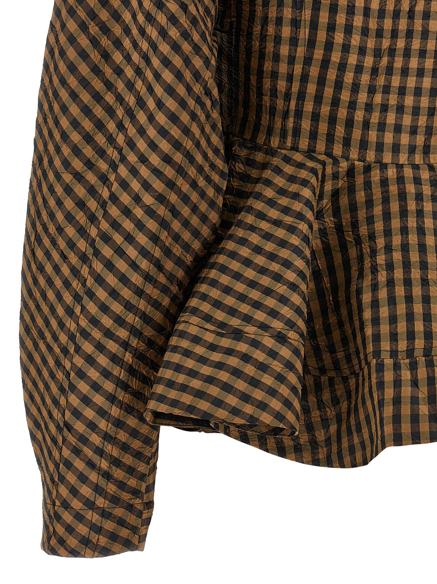 Ganni Ganni Crinckled Taffetà Blouse