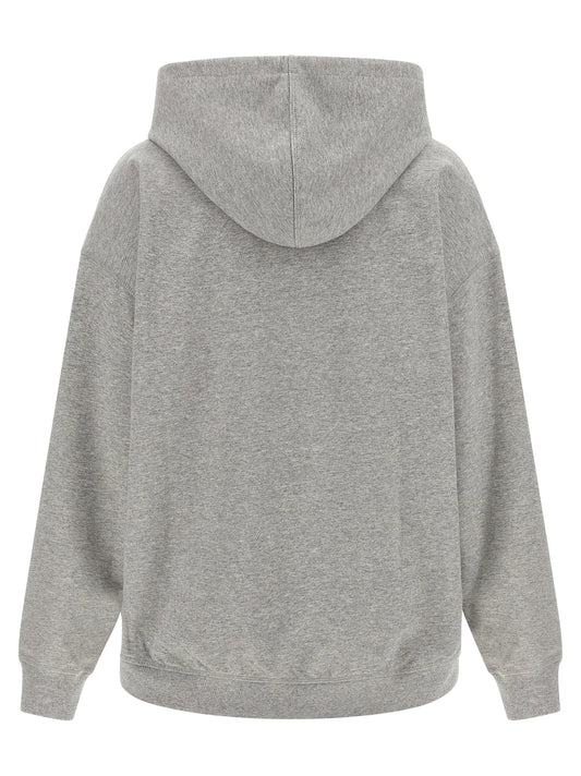 Ganni Grey Tiger Hoodie