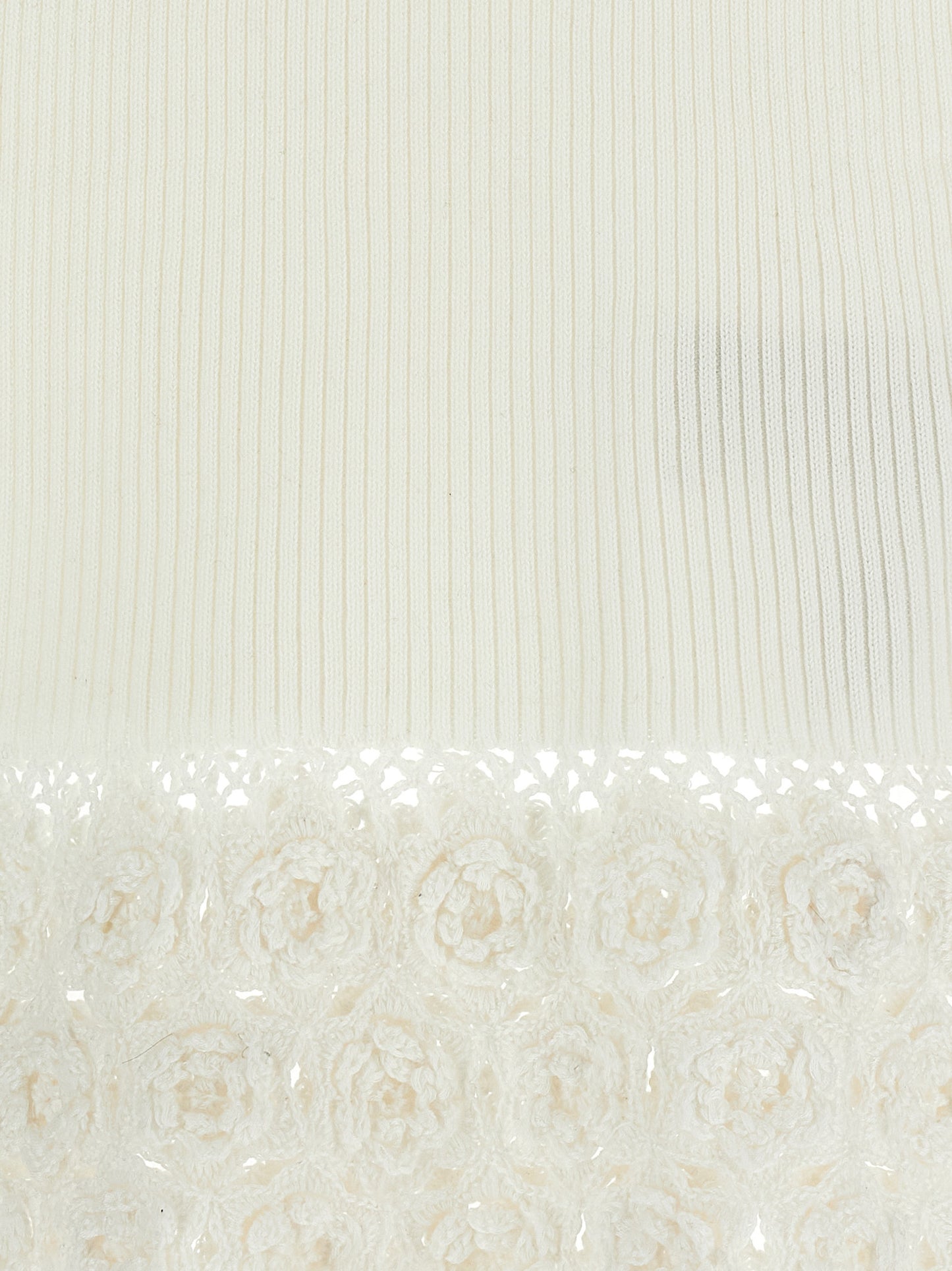 Ganni Ganni Cotton Crochet Vest