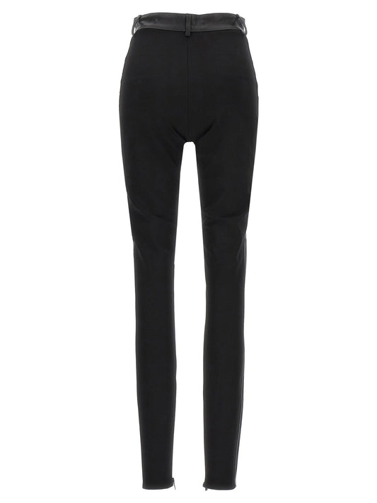 David Koma Napa Leather Leggings