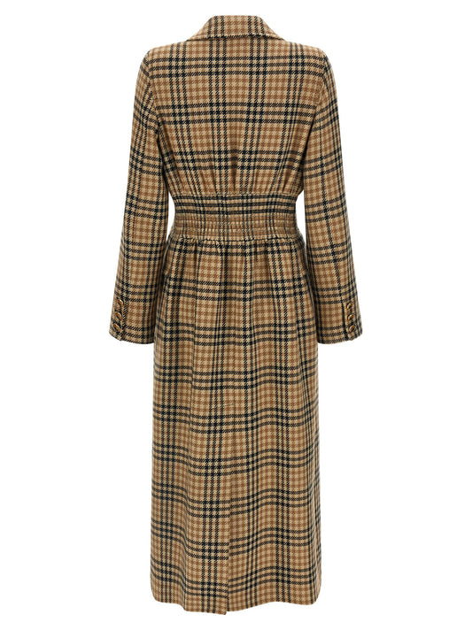 Valentino Garavani Houndstooth Wool Coat