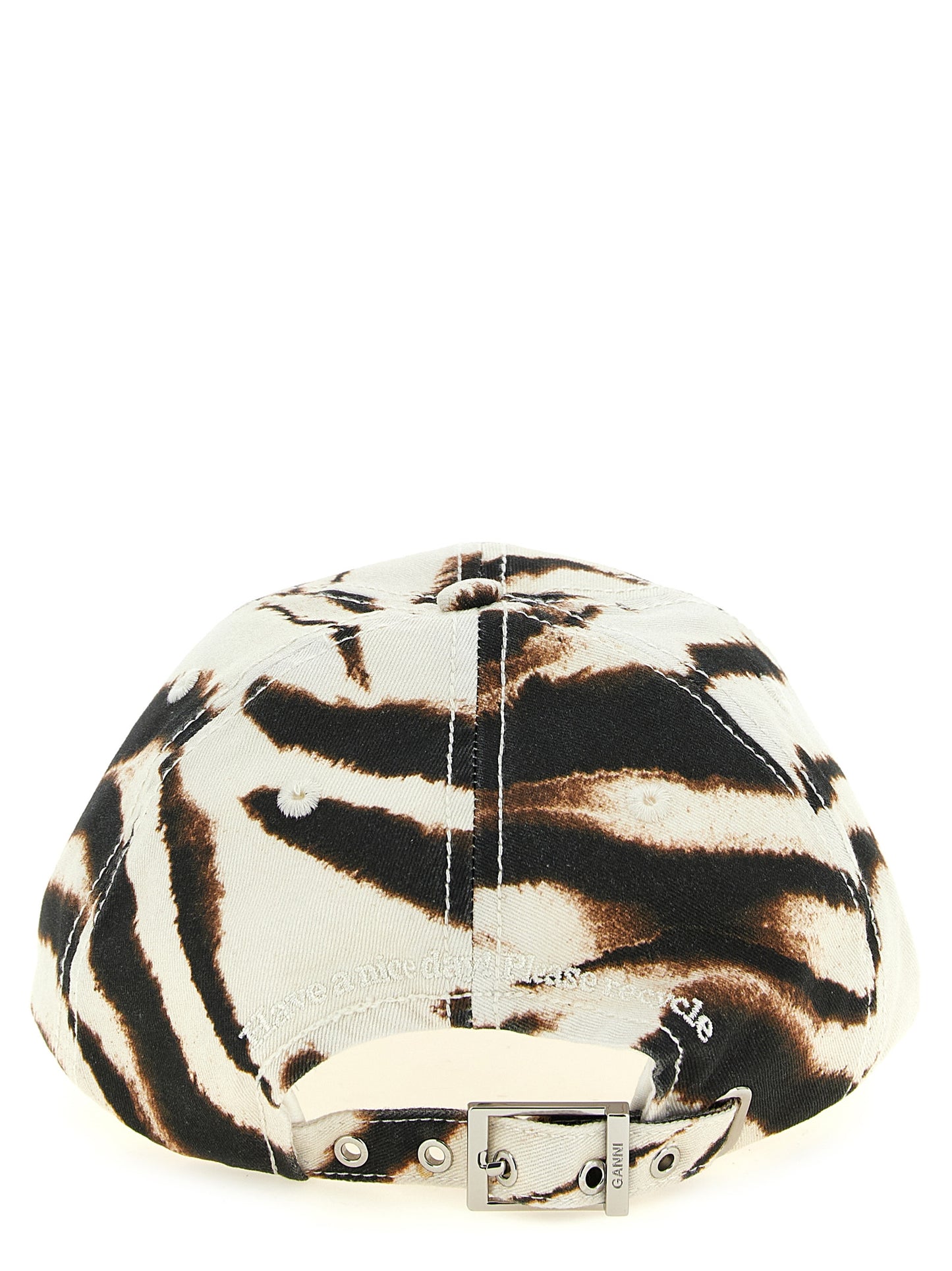 Ganni Ganni Animal Print Cap