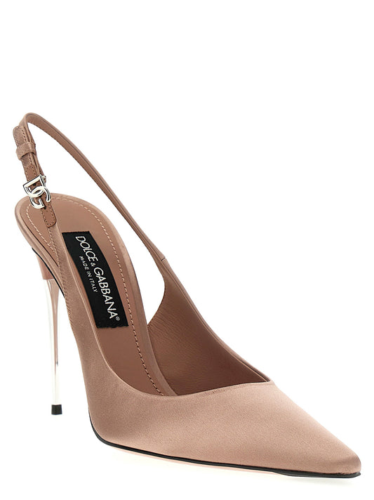 Dolce & Gabbana Satin Slingbacks