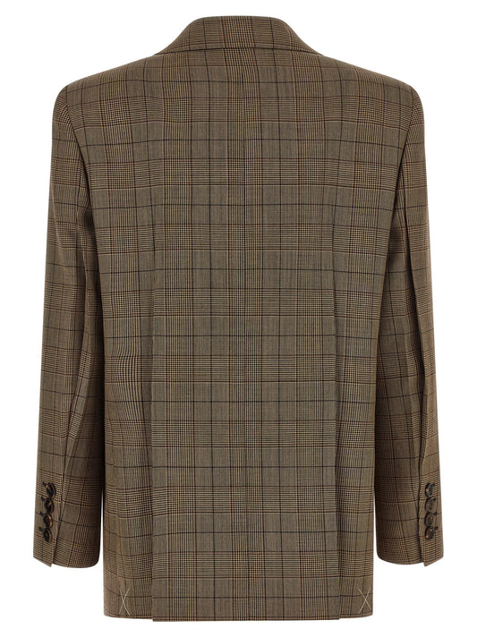 Chloé Check Double-breasted Blazer