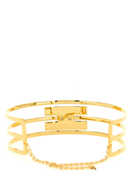 Elisabetta Franchi Logo Band Necklace
