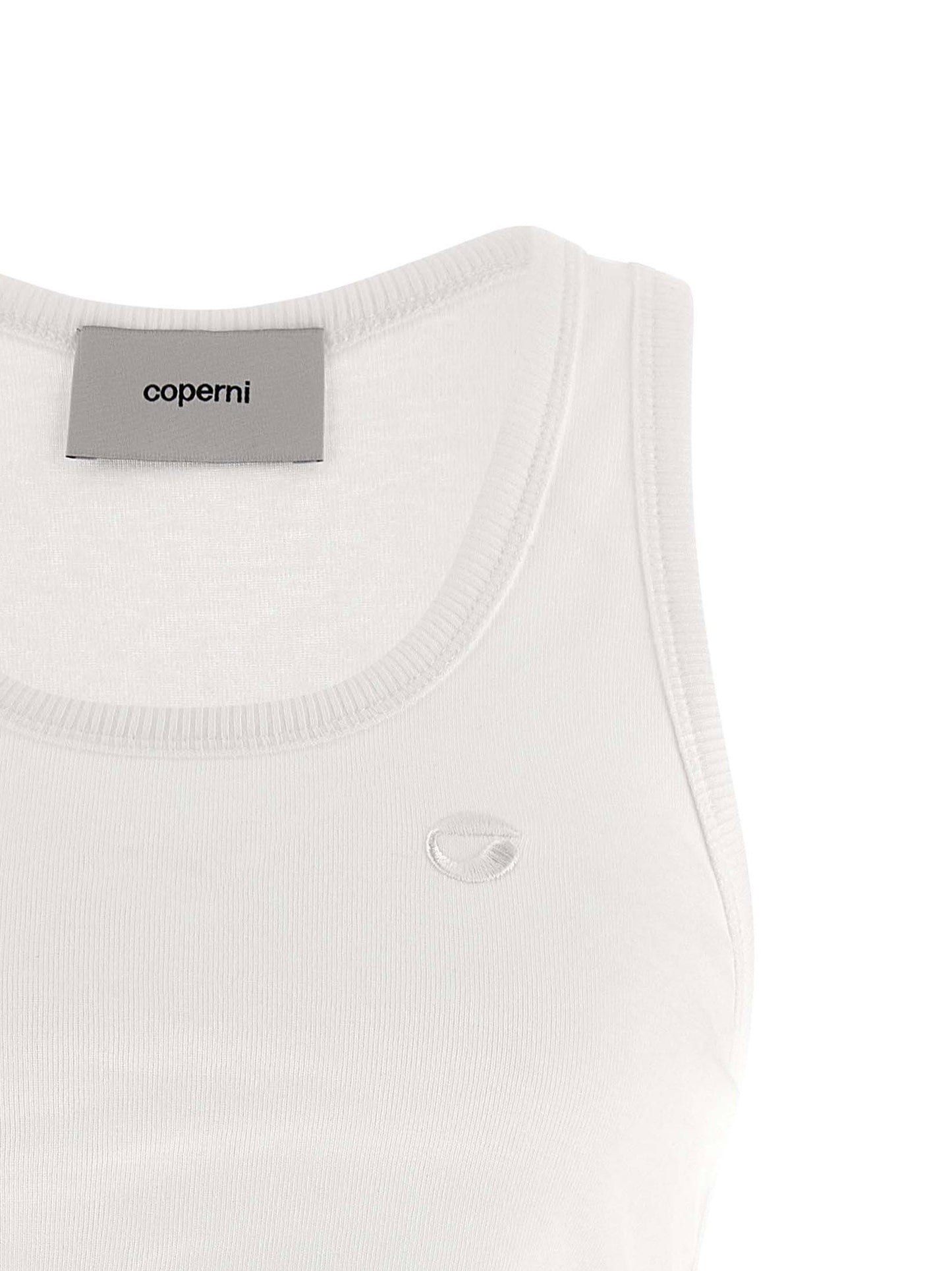 توب تانك حلزوني من Coperni