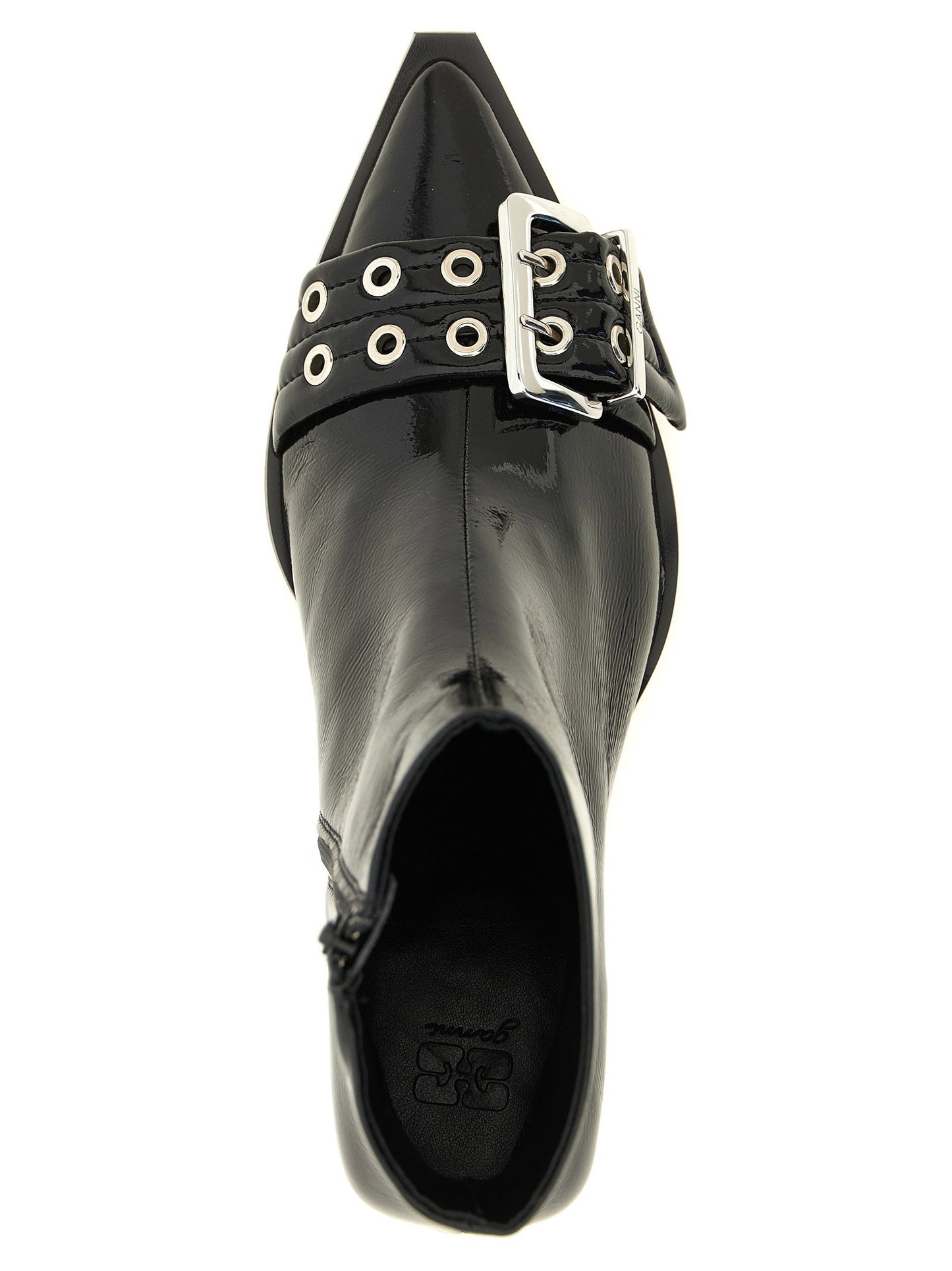 Ganni Ganni Buckle Ankle Boots