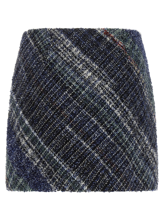تنورة صوف كاروهات من Missoni