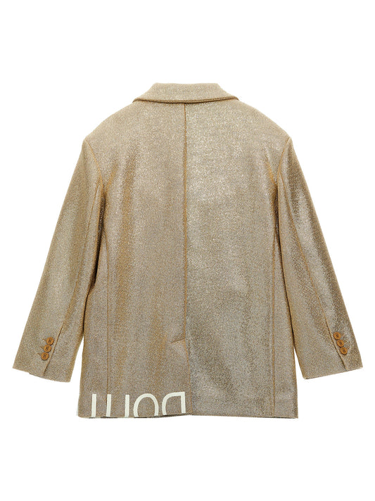 Douuod Douuod Laminated Single-breasted Blazer