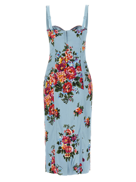 Dolce & Gabbana Mazzo Di Fiori Print Dress