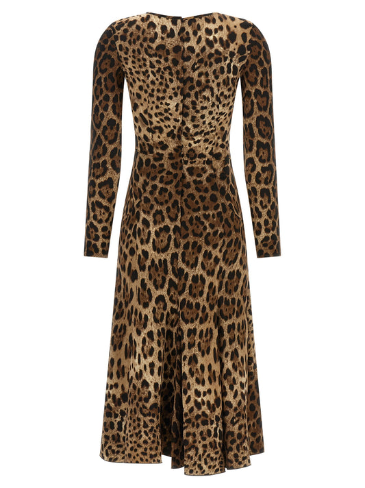 Dolce & Gabbana Animal Print Dress