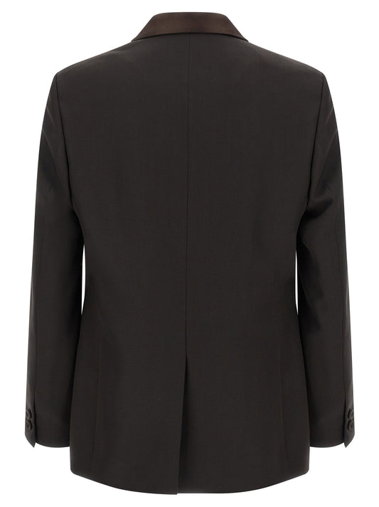 Fendi Crepe Wool Blazer