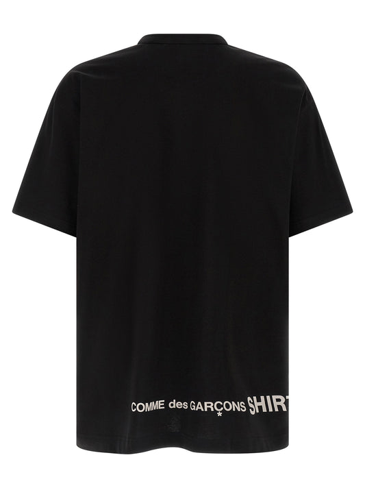 تي شيرت بطبعة شعار Comme des Garçons