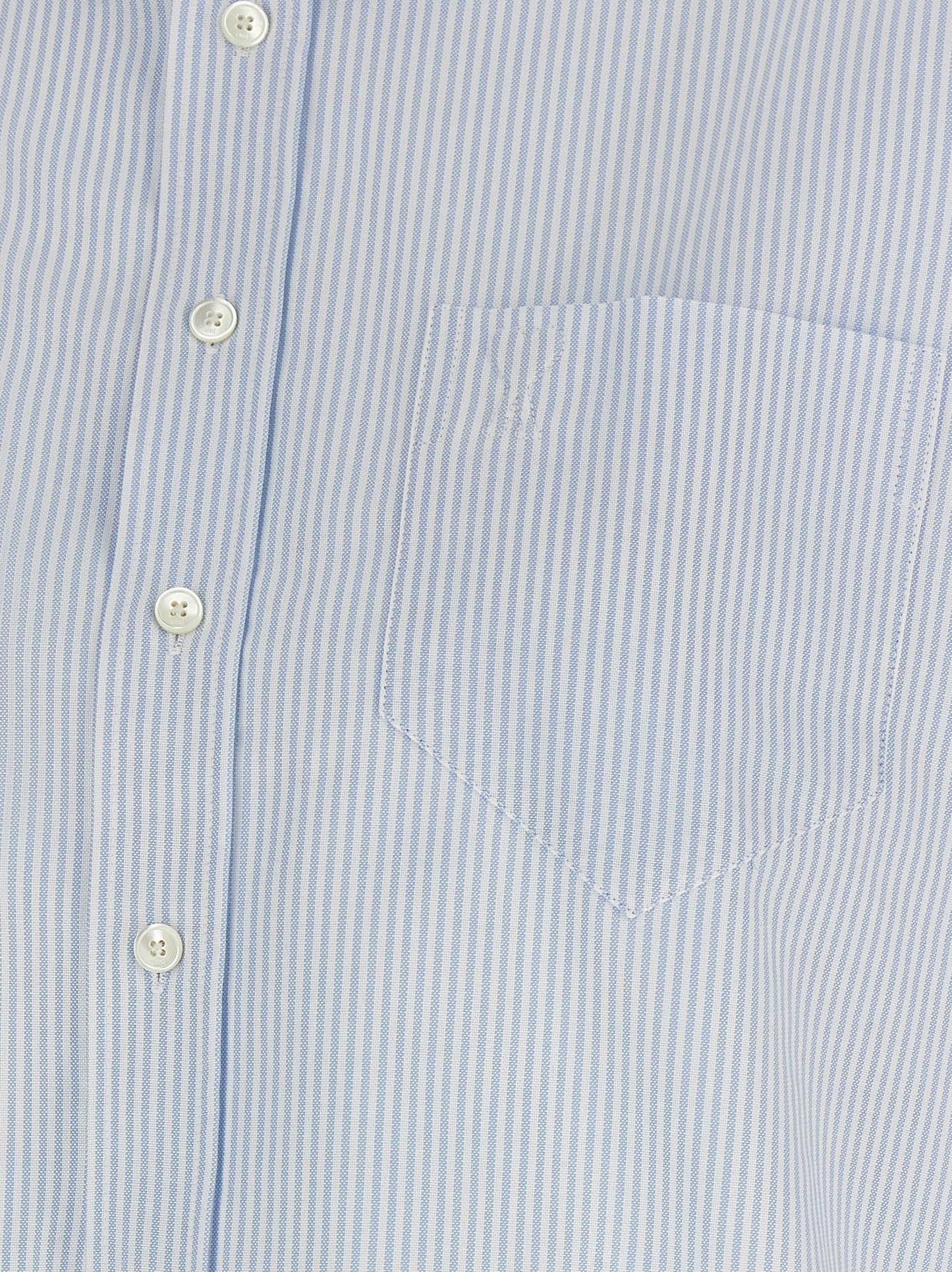 Ami Paris Ami De Coeur Cropped Shirt