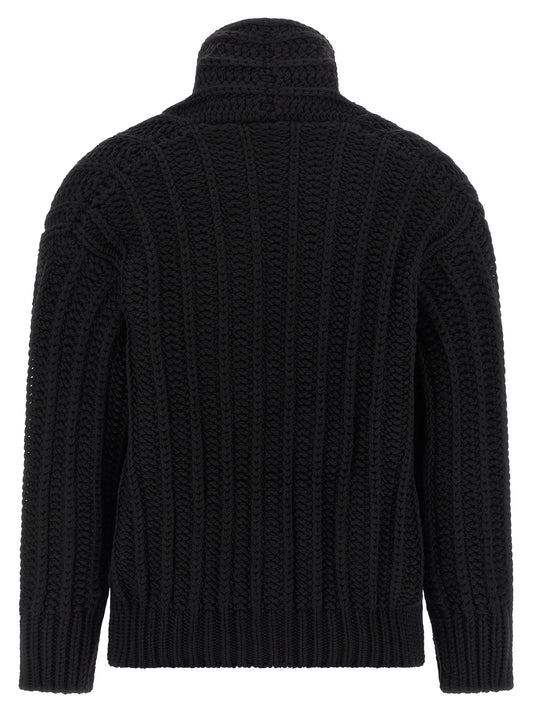 Dolce & Gabbana Coarse Wool Cardigan