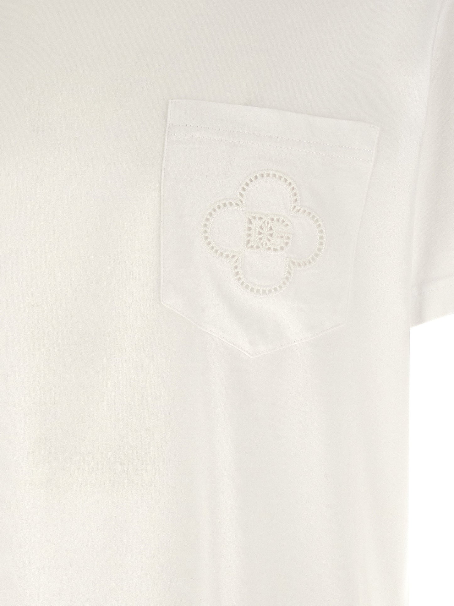 Dolce & Gabbana Openwork Logo T-shirt