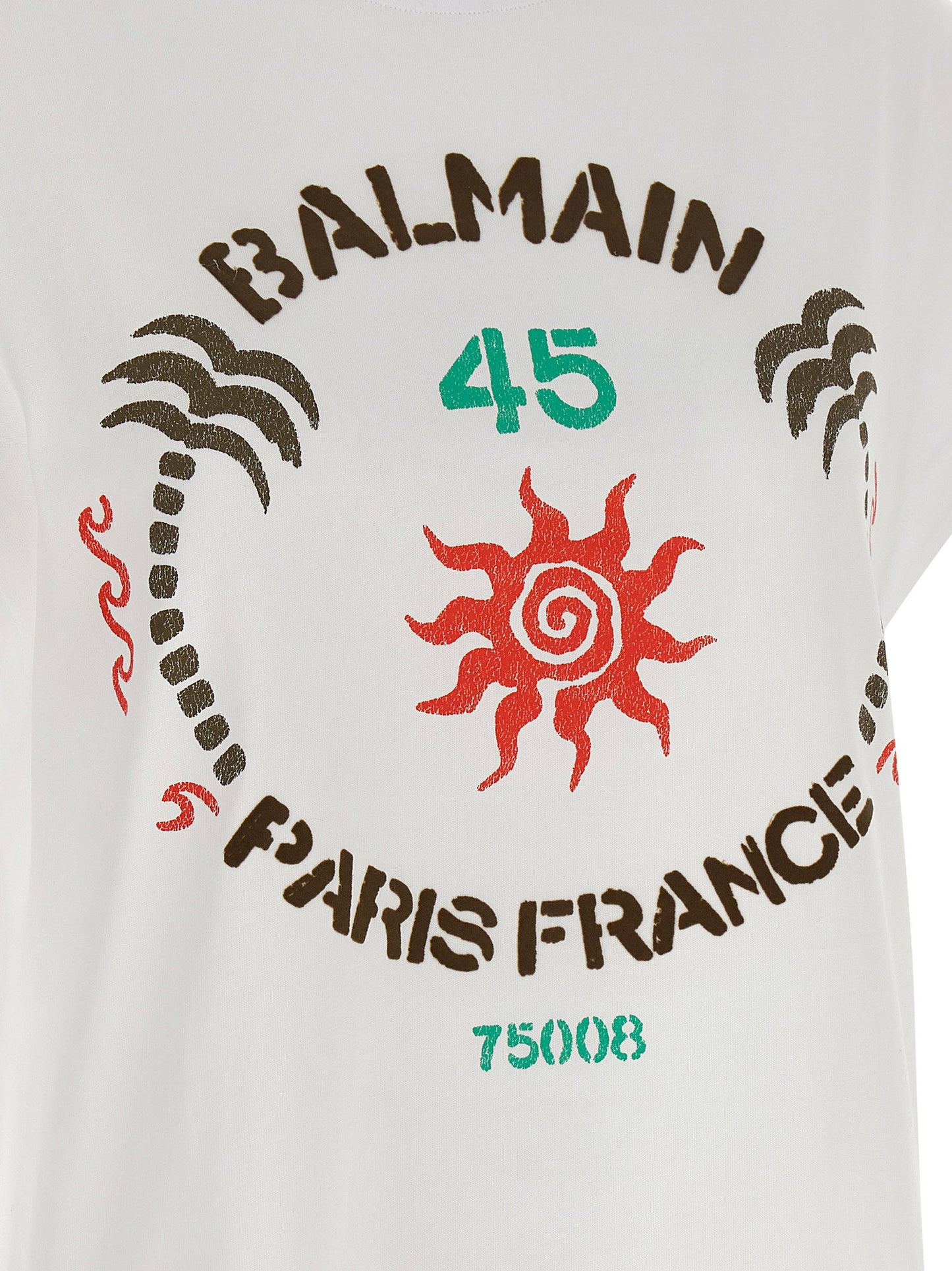 تي شيرت Balmain Club 45 المطبوع