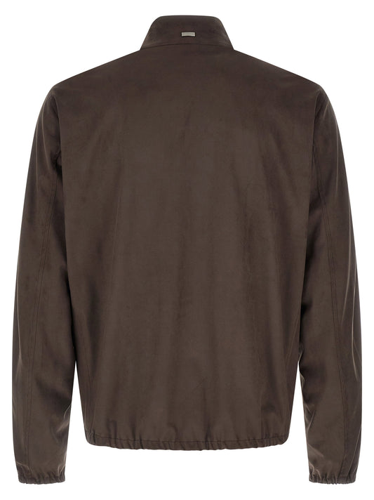Herno Suede Effect Jacket