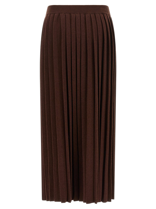 Fabiana Filippi Knitted Pleated Skirt