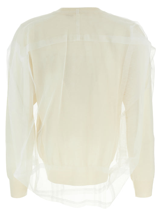 Comme Des Garcons Comme Des Garcons Tulle Sweater