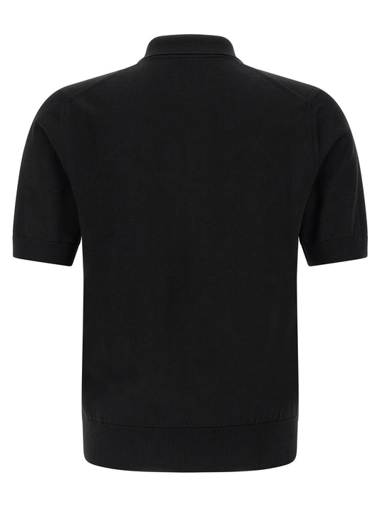 Dolce & Gabbana Heraldic Patch Polo Shirt