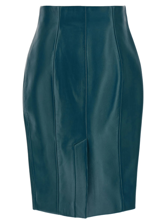 Balmain Xl Zip Skirt