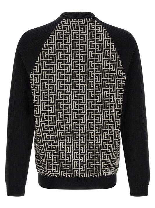 Balmain Pb Monogram Mesh