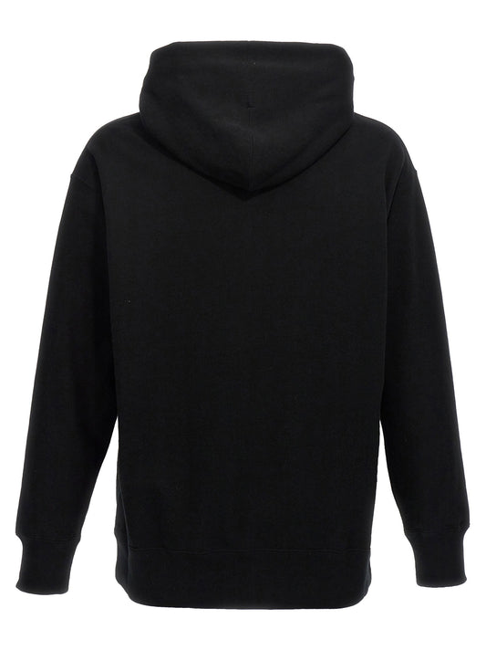 Comme Des Garҫons Homme سويت شيرت بغطاء رأس وشعار مطبوع