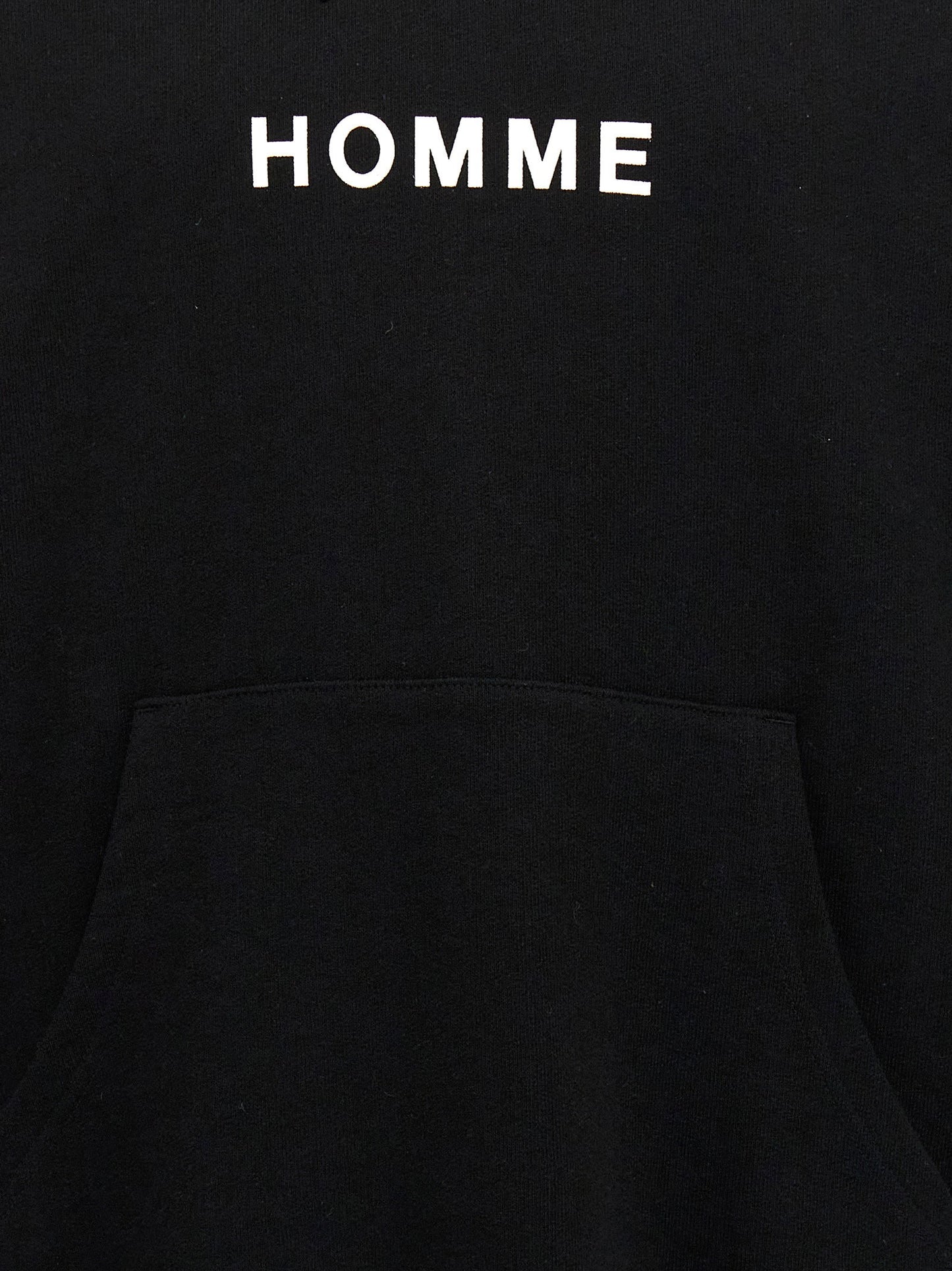 Comme Des Garҫons Homme سويت شيرت بغطاء رأس وشعار مطبوع
