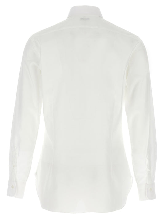 Barba Honeycomb Cotton Shirt