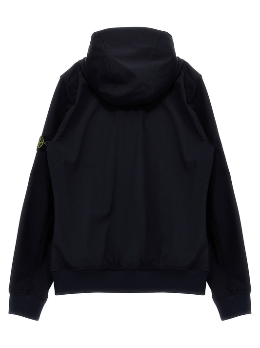 Stone Island Junior Light Soft Shell-r E.dye® Technology Jacket