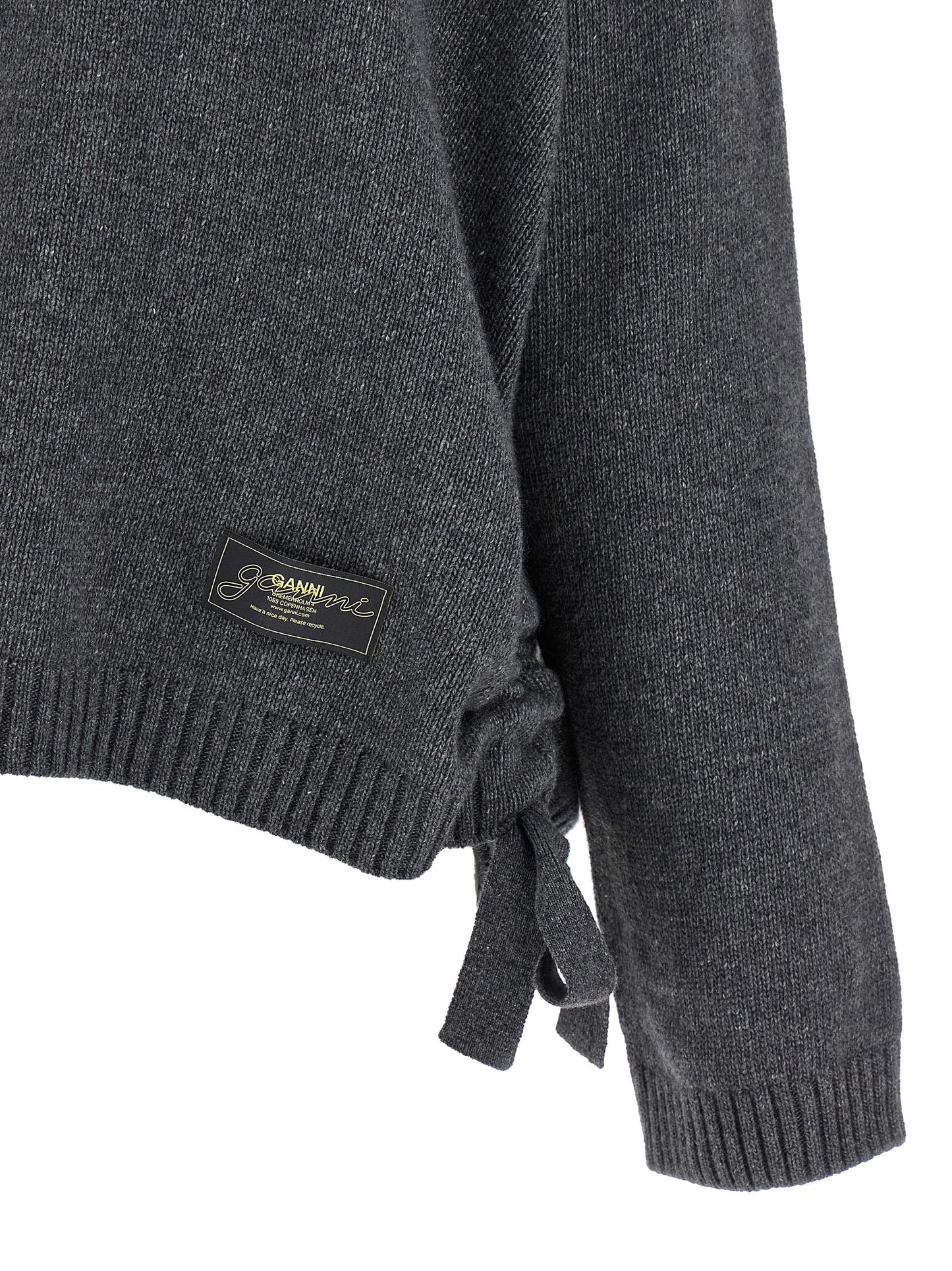 Ganni Ganni Side Laces Sweater
