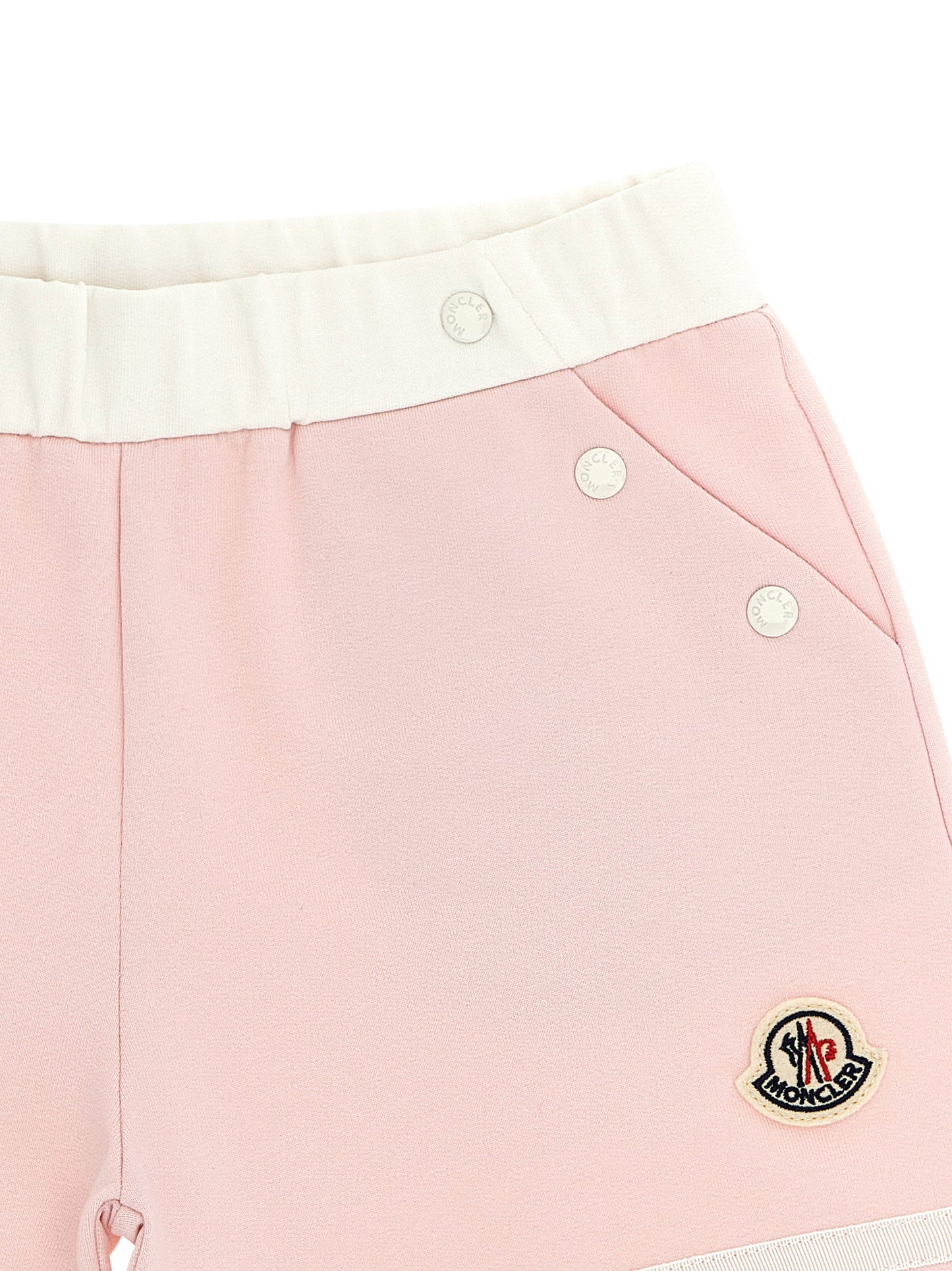 Moncler Enfant Cotton Viscose Bermuda Shorts