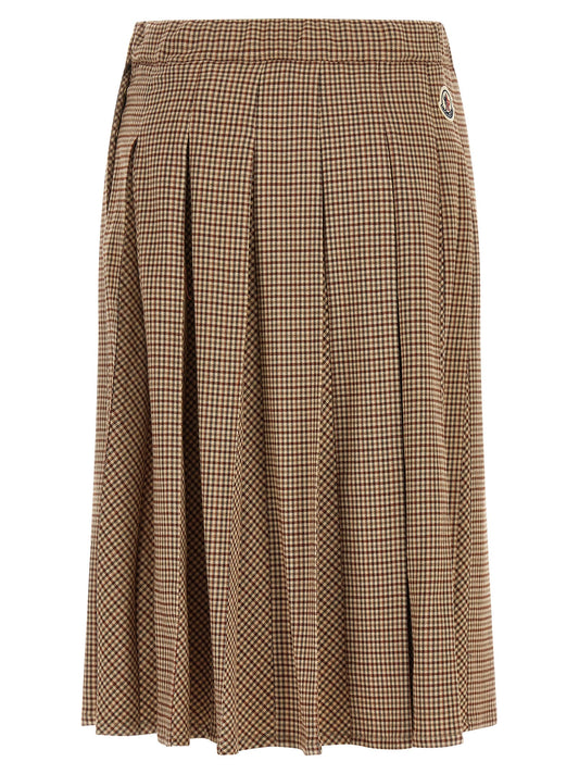 Moncler Pleated Midi Skirt