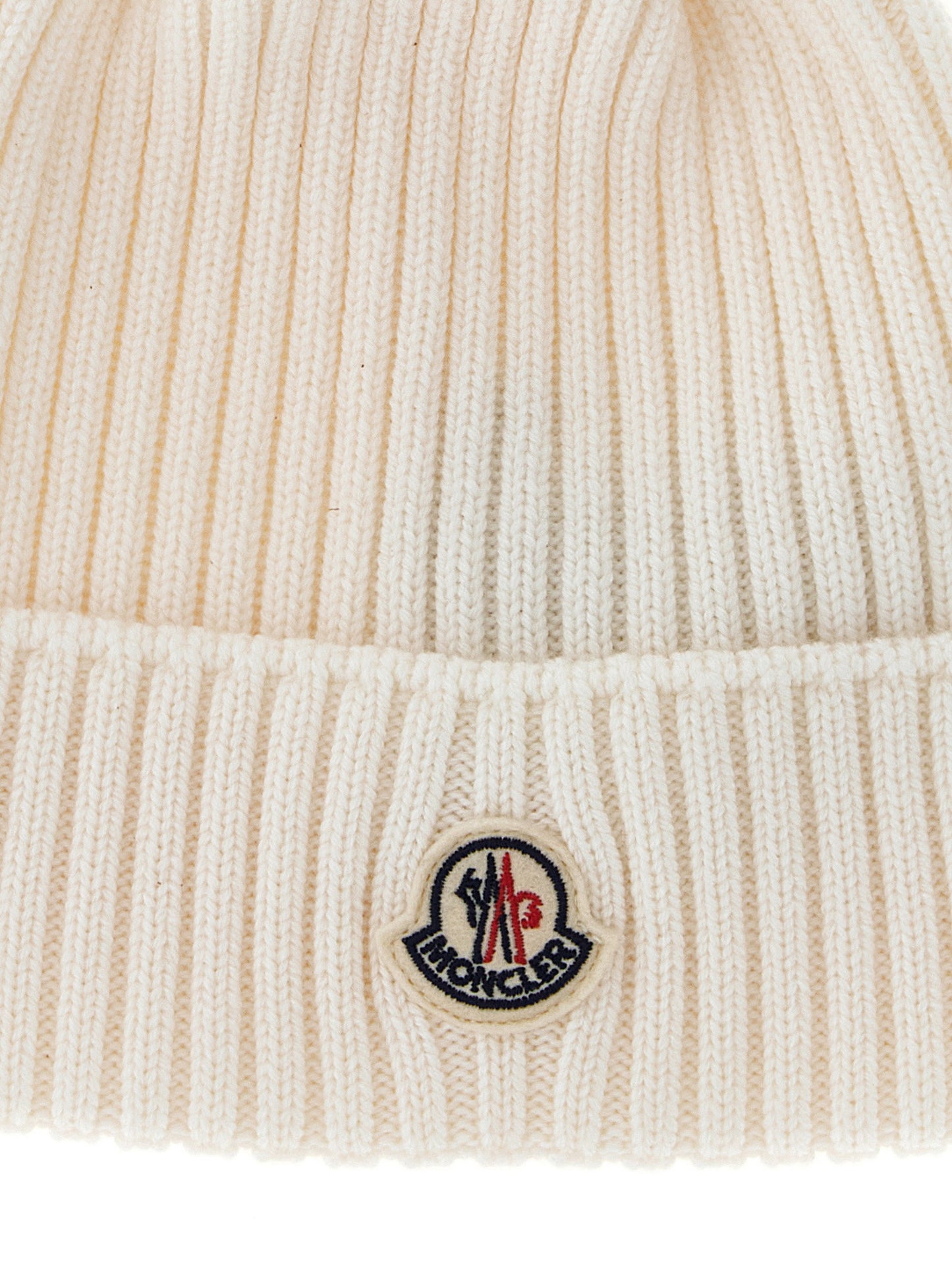 Moncler Enfant Pon Pon Wool Beanie