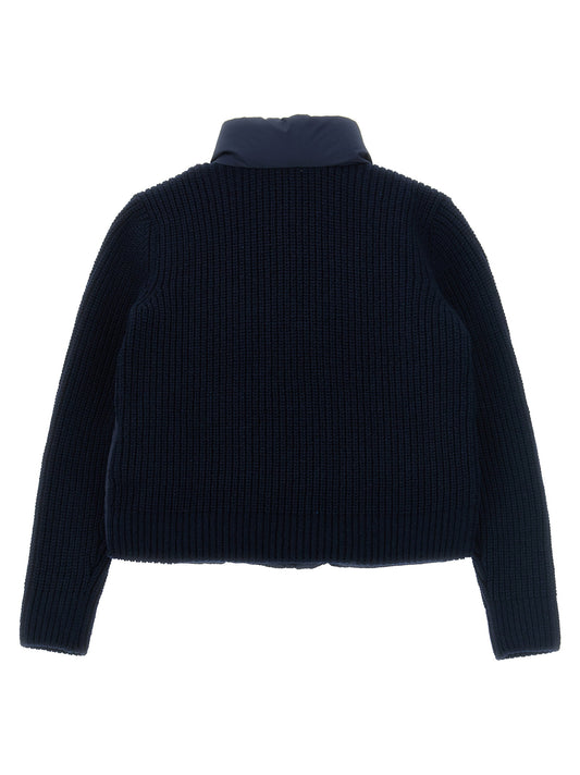 جاكيت كارديغان مبطن من Moncler Enfant