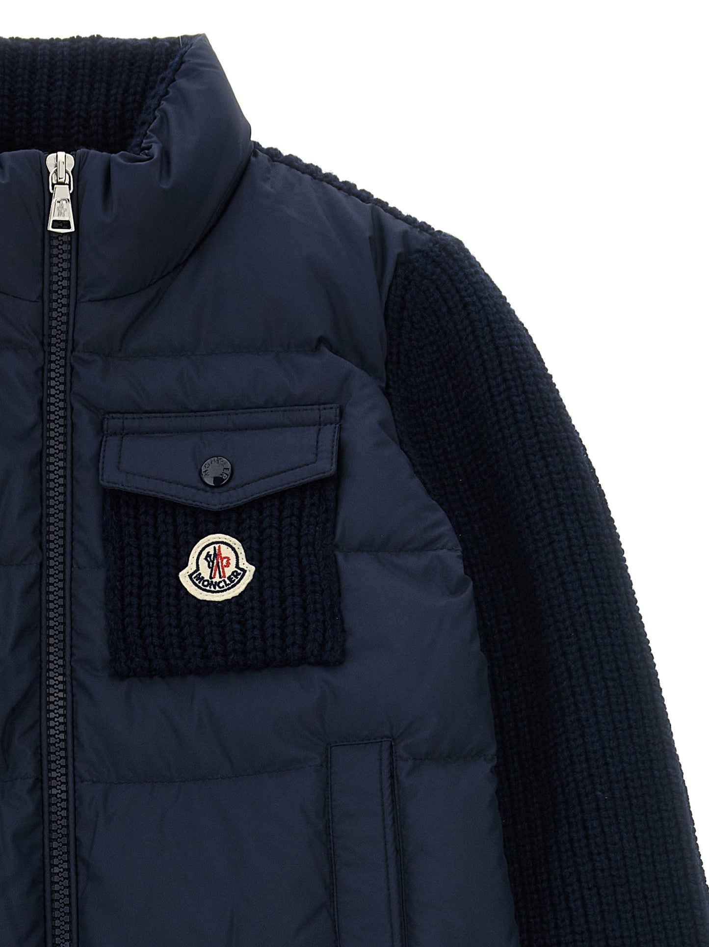 جاكيت كارديغان مبطن من Moncler Enfant