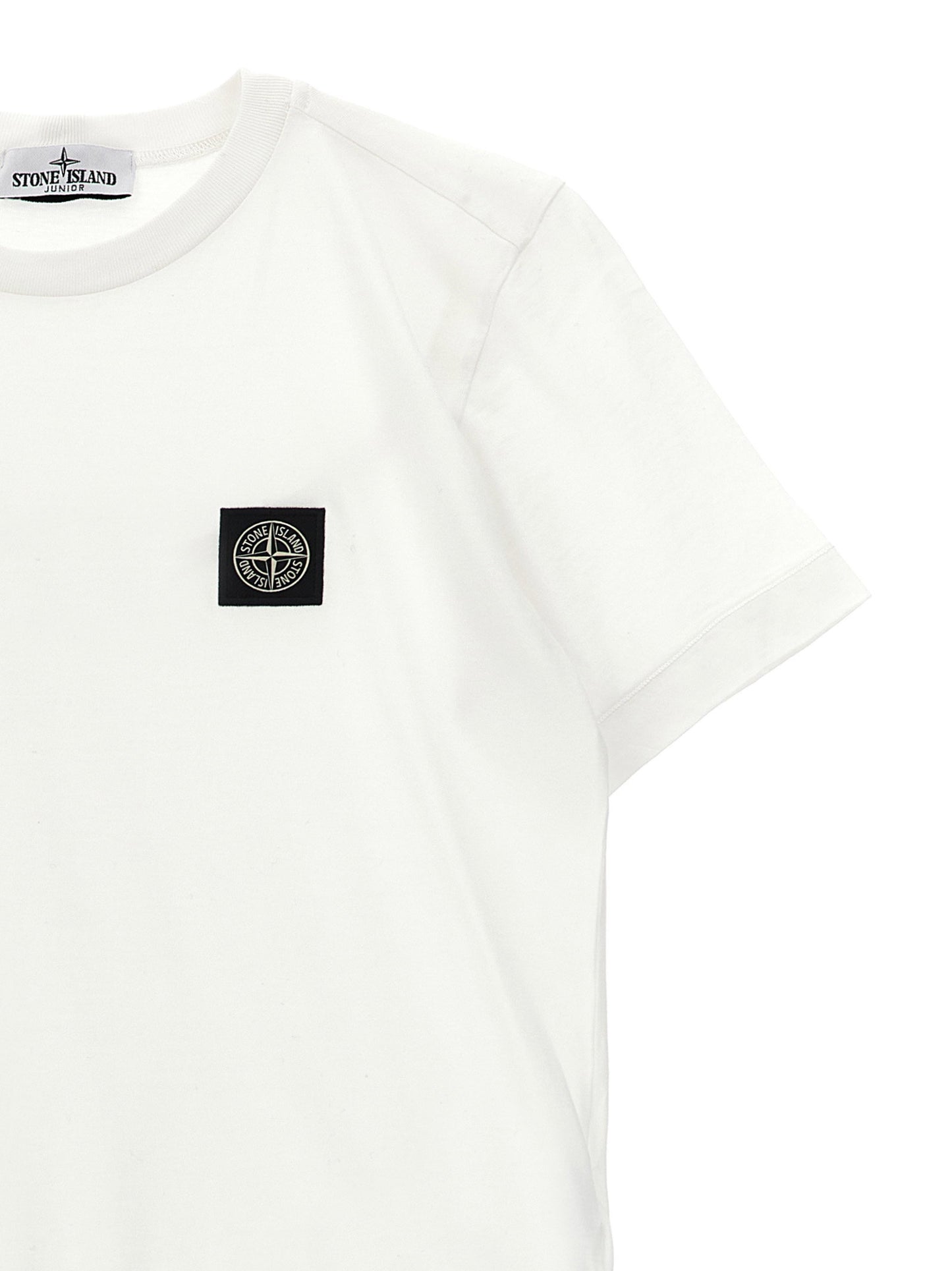 Stone Island Junior Compass Logo T-shirt
